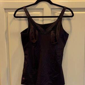 Ruby Ribbon black lace Camisole